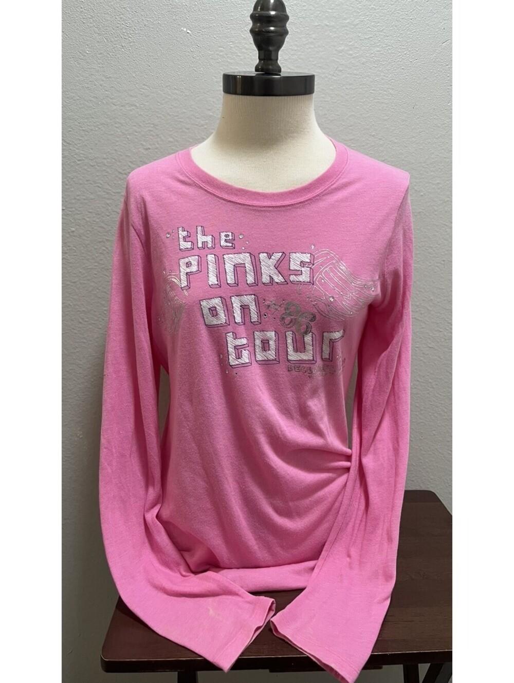 Y2K Victoria’s Secret PINK Pinks On Tour 86 Long Sleeve Sz L